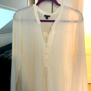Torrid ivory georgette blouse,size 2